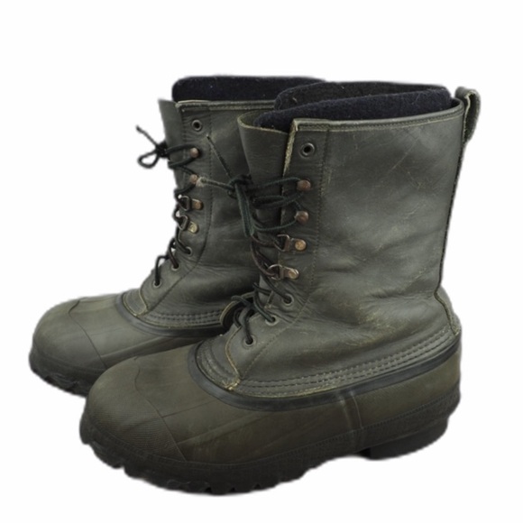 LaCrosse mens sz 8 insulated green duck boots - Picture 1 of 8